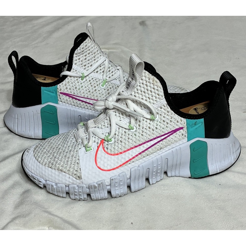 Nike Free Metcon 3 Mens Size 10 White Jade Training CJ0861-120